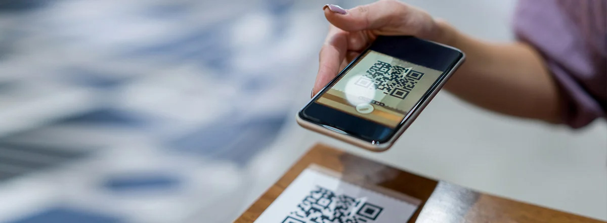 Emergency health information QR code